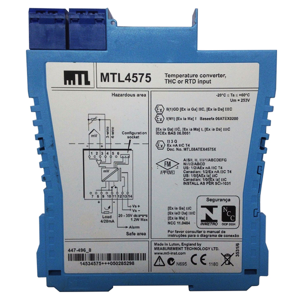 MTL4575 New MTL Temperature Converter